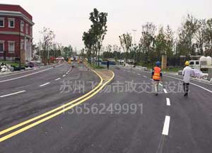 蘇州小區道路地面劃線價格_蘇州小區劃線多少錢一米？